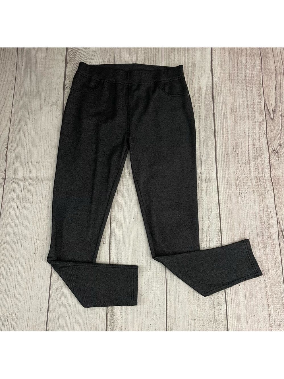 SHEILA ROSE Women’s Grey Black Leggings Pants Size Medium